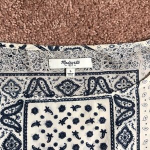 Madewell silk top